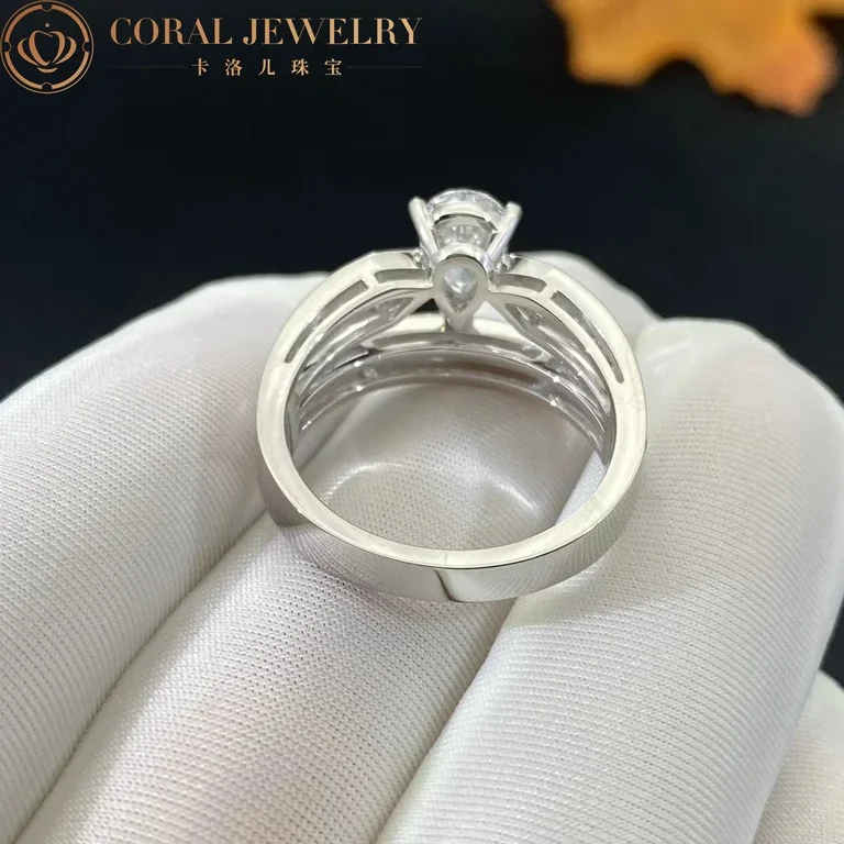 Chaumet Joséphine Aube Printanière Solitaire J83796 Platinum Diamonds