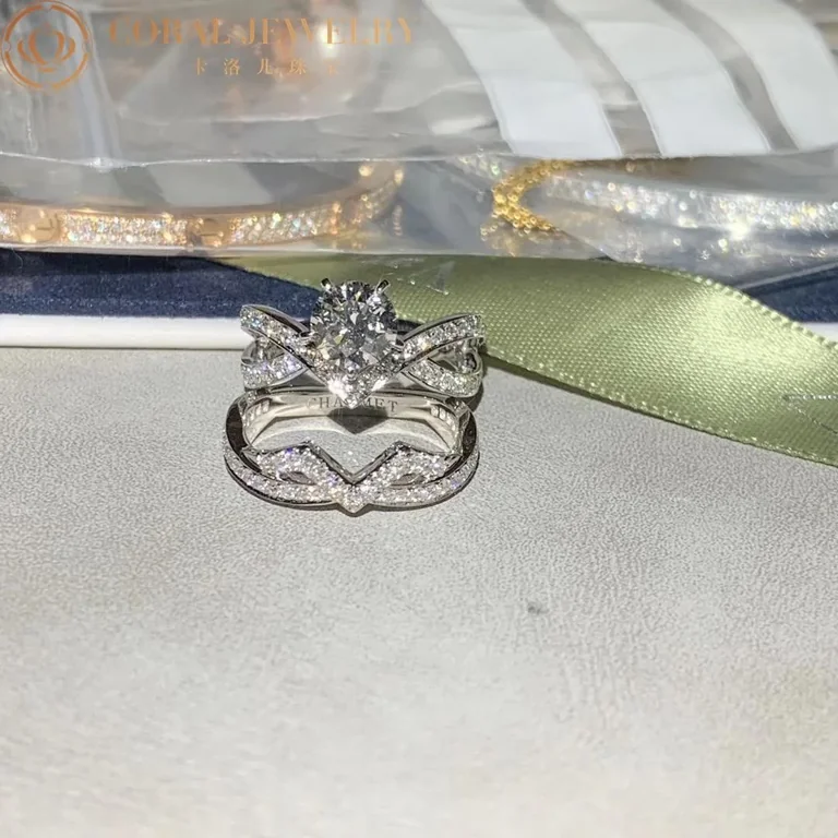 Chaumet Jos�phine Amour d?Aigrette Solitaire J84089-083761 0.50CT Platinum diamonds Combination Rings4