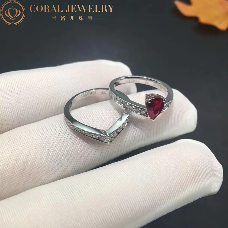 Chaumet Joséphine Aigrette Solitaire Platinum J3OQSB-083590, Rub, Diamonds Combination Rings4