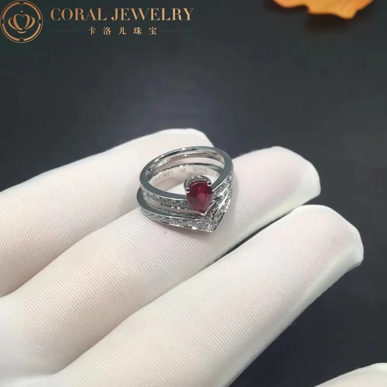 Chaumet Joséphine Aigrette Solitaire Platinum J3OQSB-083590, Rub, Diamonds Combination Rings3