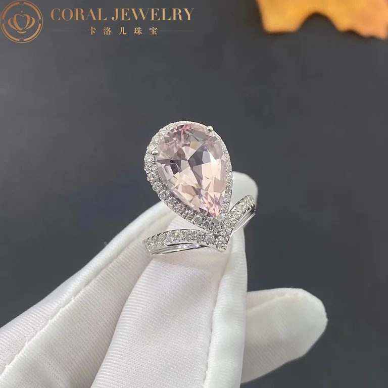Chaumet Joséphine Aigrette Ring White gold, Morganite, Diamonds4