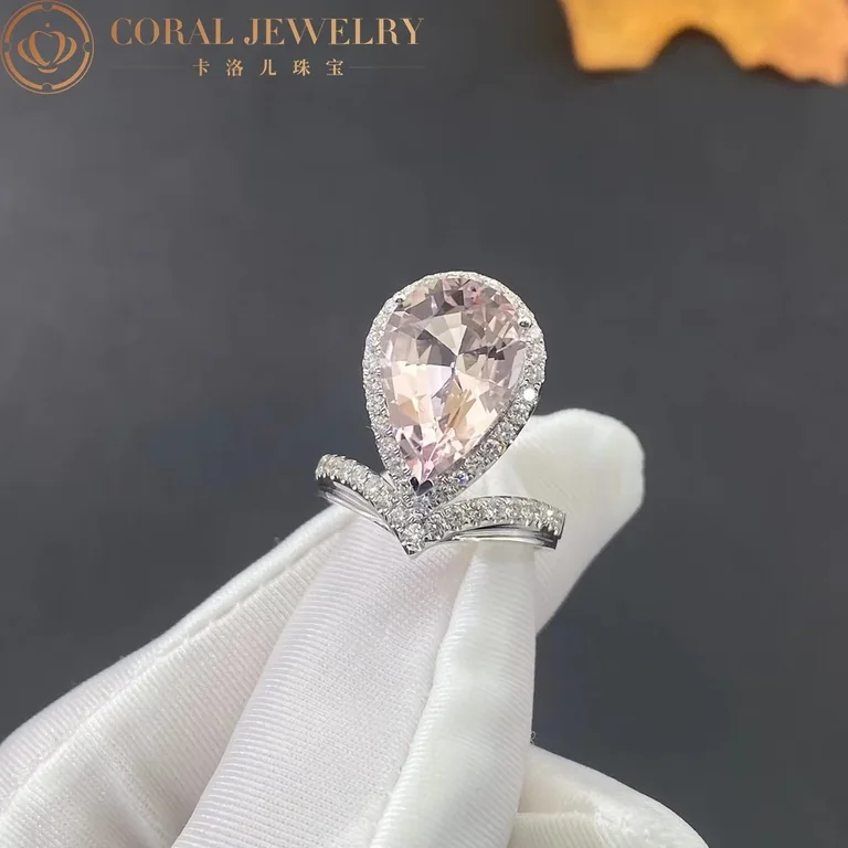Chaumet Joséphine Aigrette Ring White gold, Morganite, Diamonds3