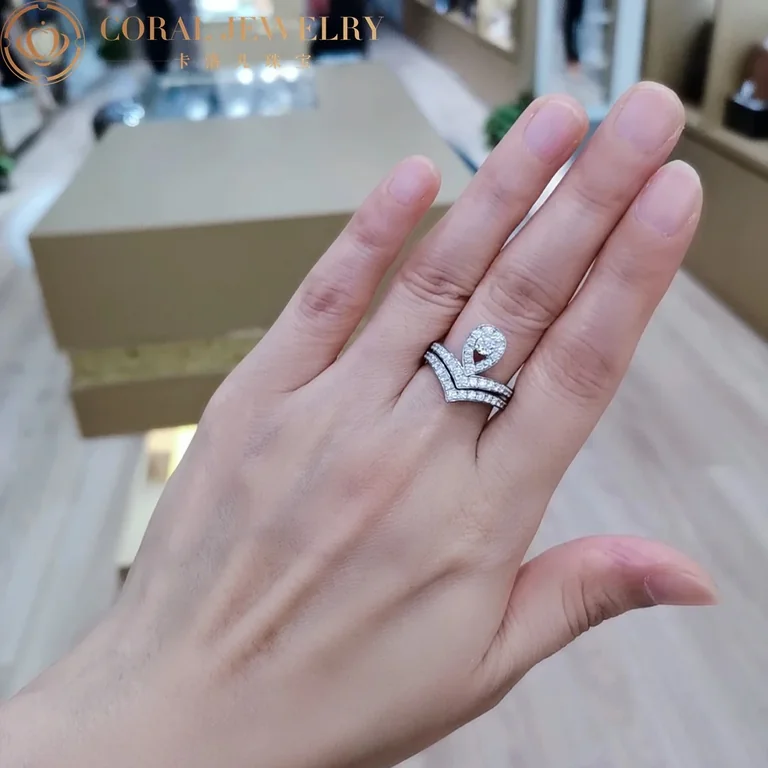 Chaumet Joséphine Aigrette Ring 083590 White Gold, Diamonds 2