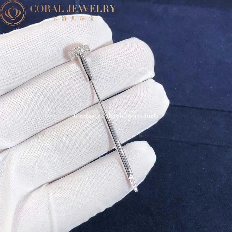 Cartier Juste un Clou Tie Pin OG000241 White Gold and Diamonds 5