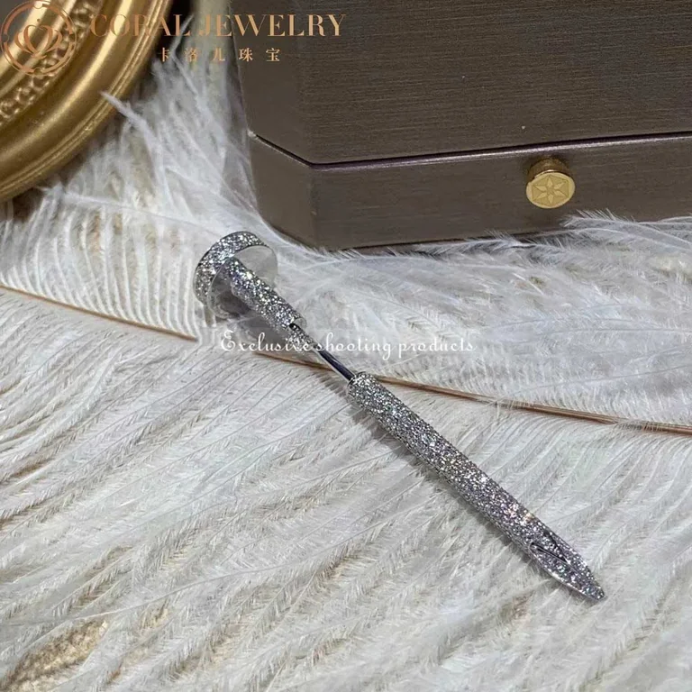 Cartier Juste un Clou Tie Pin OG000178 White Gold and Diamonds 3