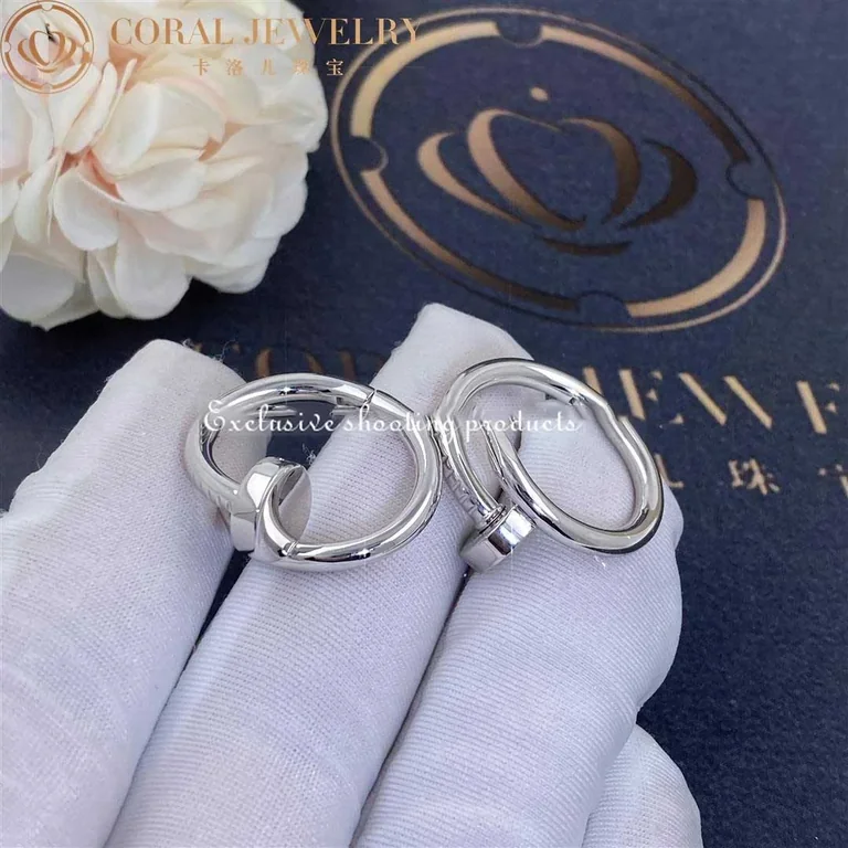 Cartier Juste un Clou Cufflinks Solid OG000234 White Gold 6