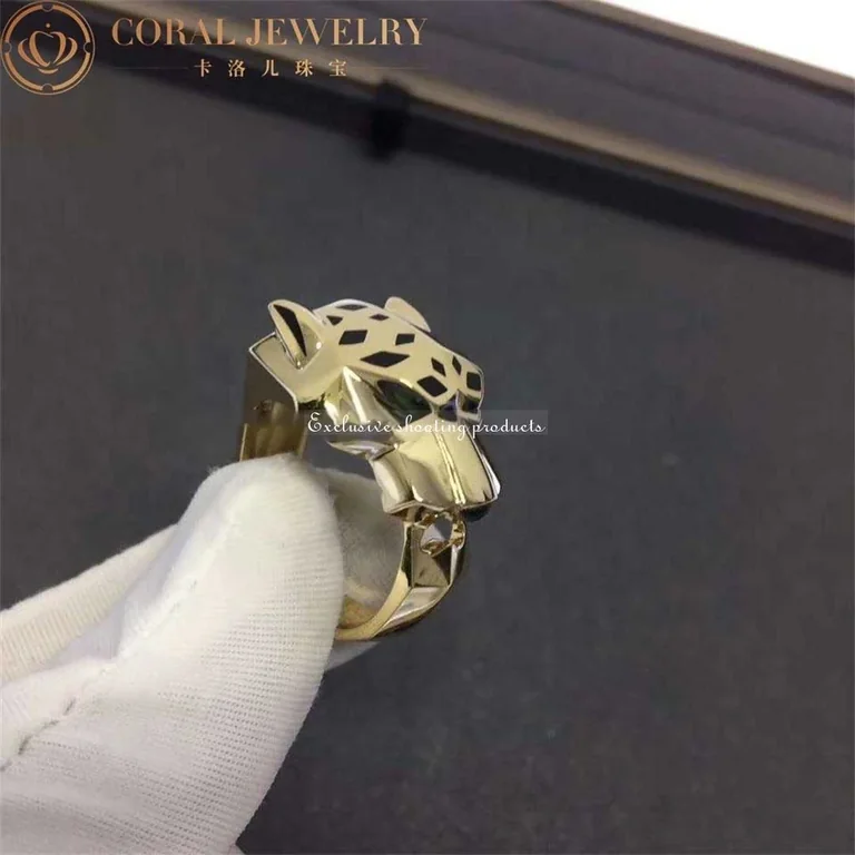 Cartier Panthère De Cartier B4074100, Yellow Gold,black Lacquer, Tsavorite, Onyx 11