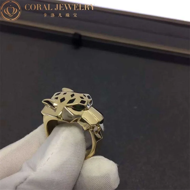 Cartier Panthère De Cartier B4074100, Yellow Gold,black Lacquer, Tsavorite, Onyx 10