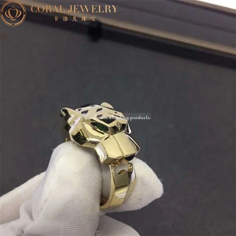 Cartier Panthère De Cartier B4074100, Yellow Gold,black Lacquer, Tsavorite, Onyx 9
