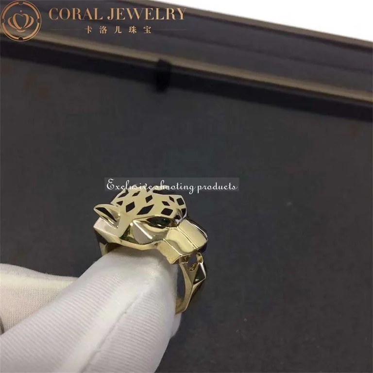 Cartier Panthère De Cartier B4074100, Yellow Gold,black Lacquer, Tsavorite, Onyx 8