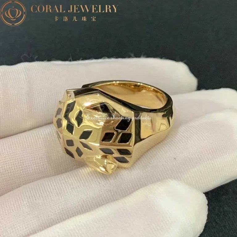 Cartier Panthère De Cartier B4074100, Yellow Gold,black Lacquer, Tsavorite, Onyx 5