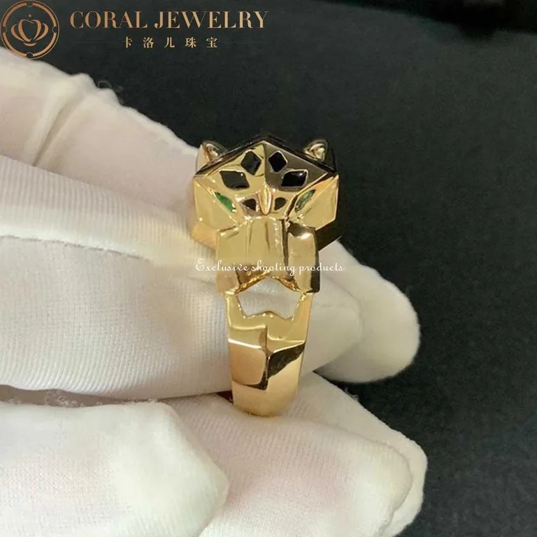 Cartier Panthère De Cartier B4074100, Yellow Gold,black Lacquer, Tsavorite, Onyx 3