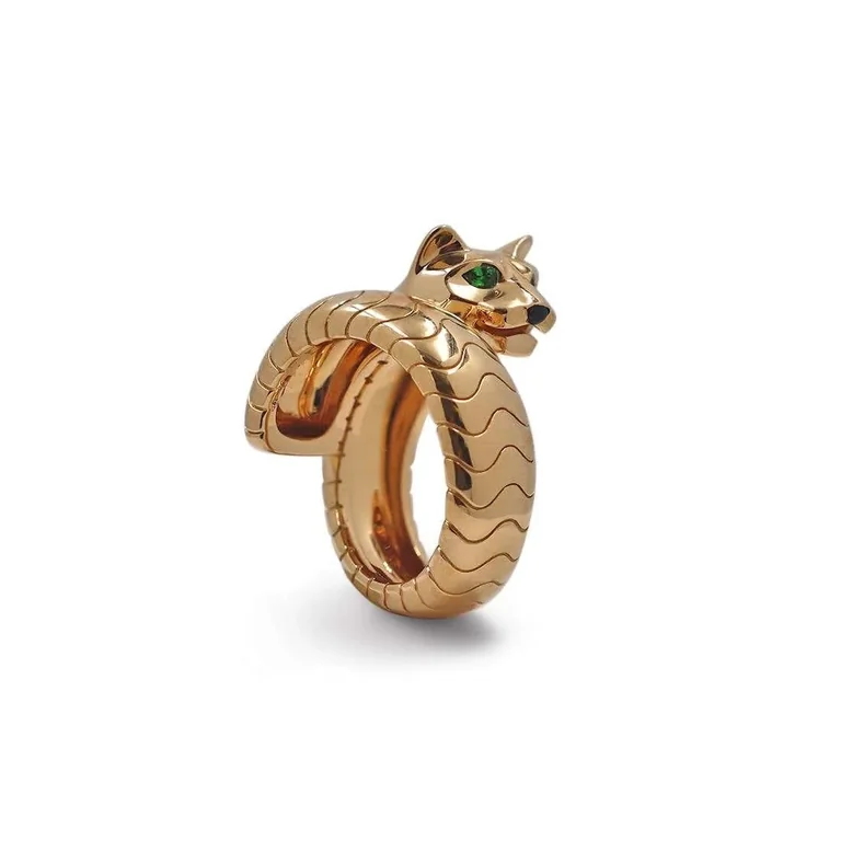 Cartier Panthère De Cartier B4081600, Yellow Gold, Tsavorite, and Onyx 1