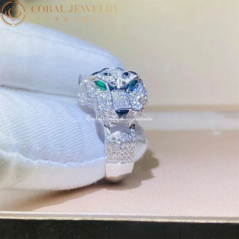 Cartier Panthère De Cartier N4211000, White Gold, Emeralds, Onyx 2
