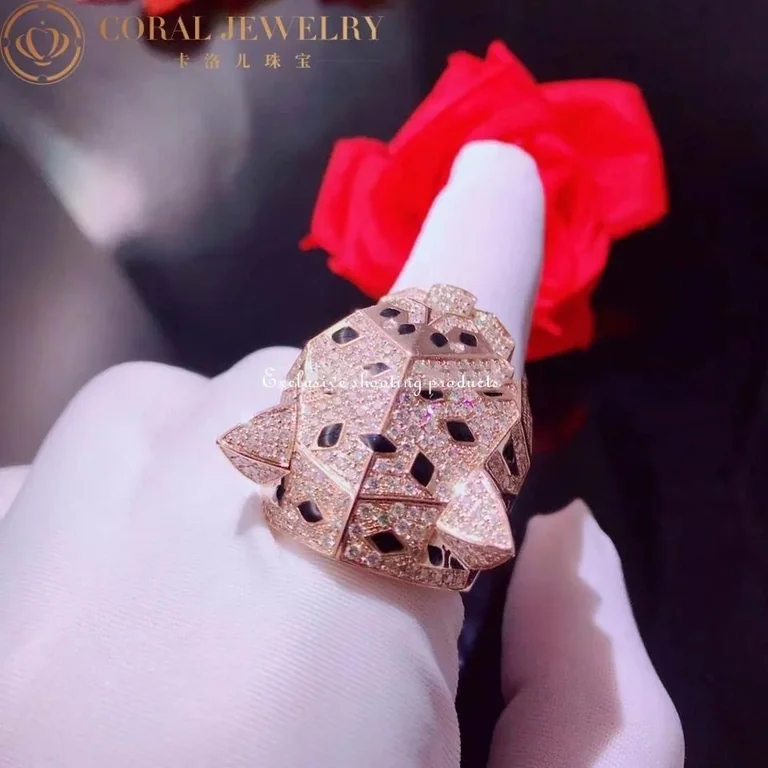 Cartier Panthère De Cartier H4179600, Rose Gold, Emeralds, Onyx 6
