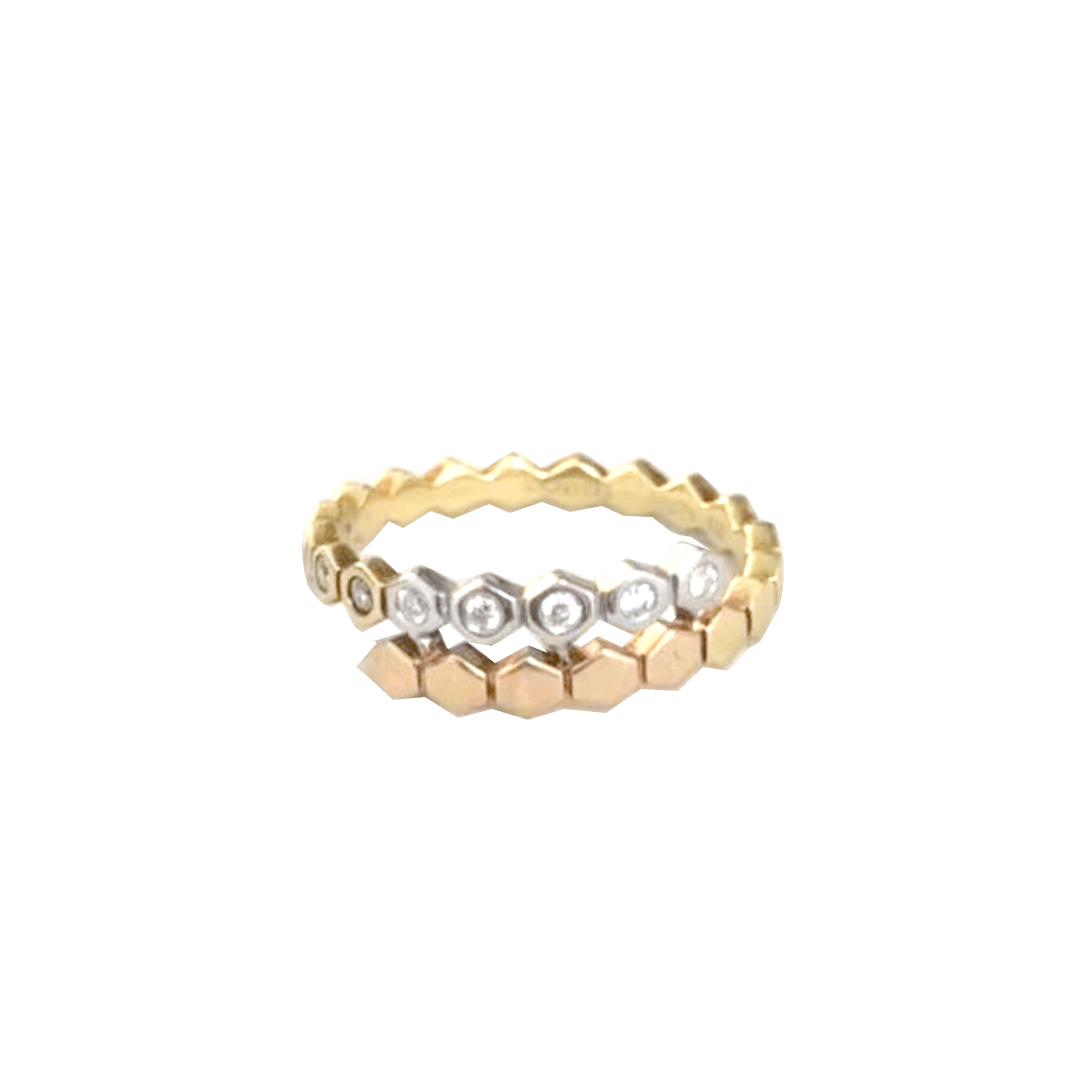 Chaumet Bee My Love Ring 085091 Rose gold yellow gold,white gold,diamonds1