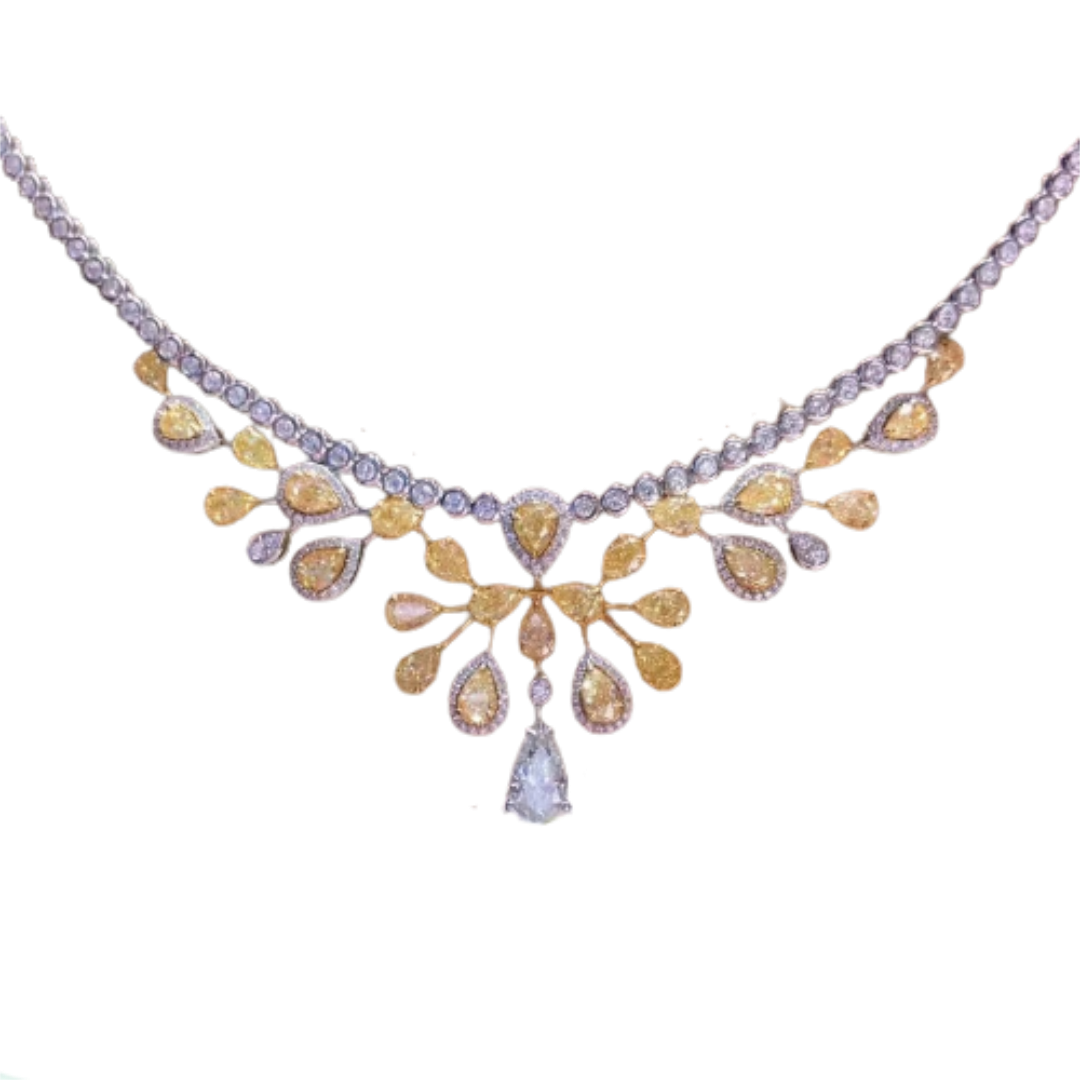 Chaumet 083103-1 Joséphine Aigrette Impériale Necklace White Gold,Yellow Diamonds 2