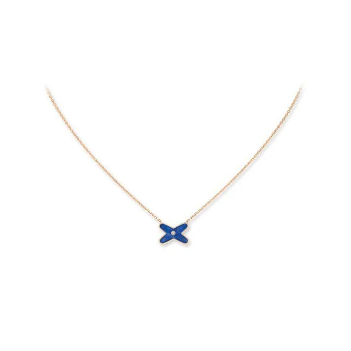 Chaumet Jeux de Liens 082931 pendant, rose gold, lapis lazuli, diamond 2