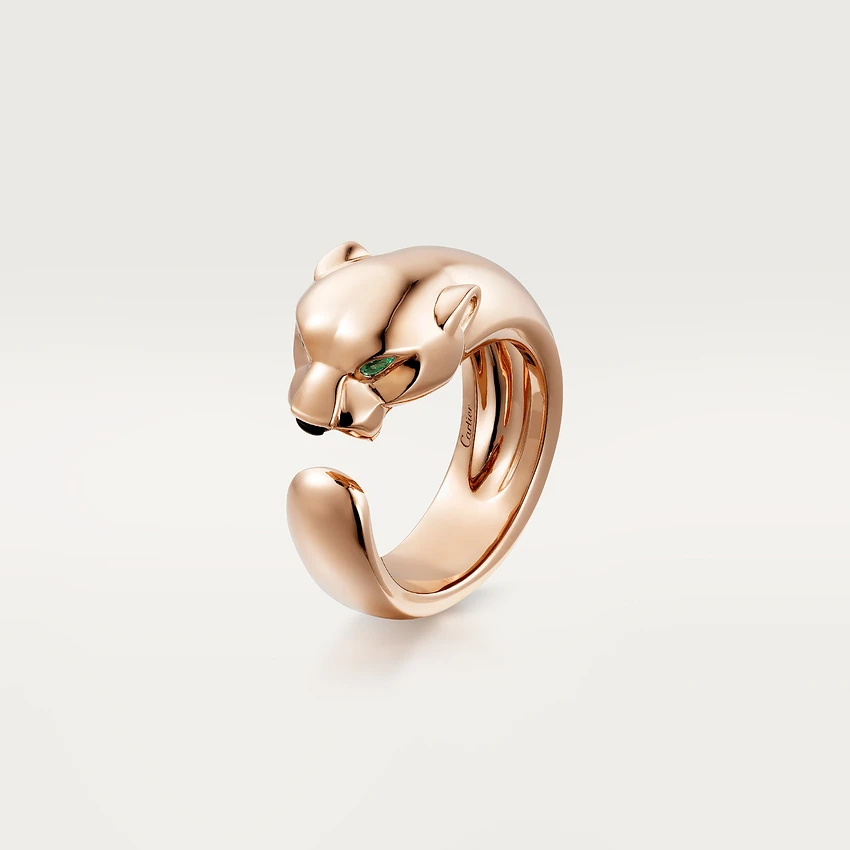 Cartier B4215900 Panthère De Cartier Ring Rose Gold Tsavorite 1