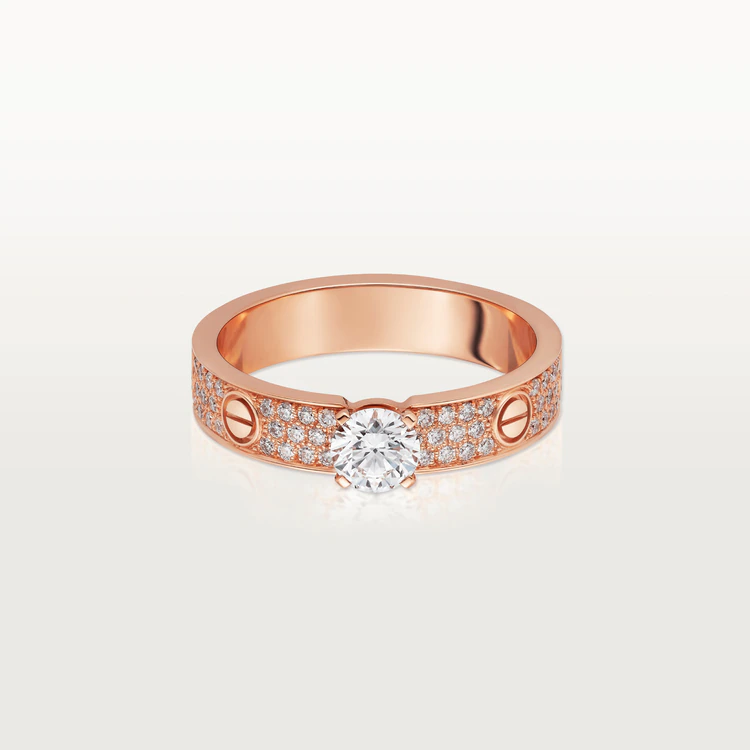Cartier Love Solitaire N4774600 Rose Gold Diamond 1