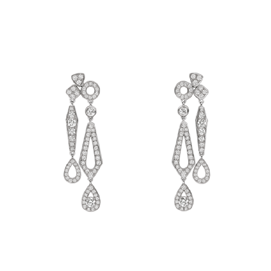 Chaumet Jos�phine 081787 Boucles D?oreilles Earrings White Gold Diamonds 1