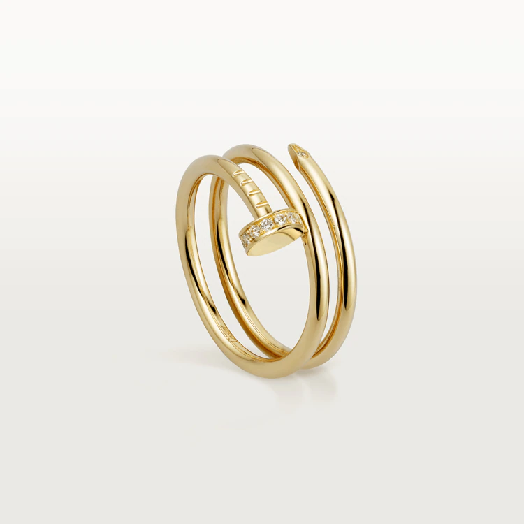 Cartier Juste un Clou B4211800 Ring Yellow Gold Diamonds 1