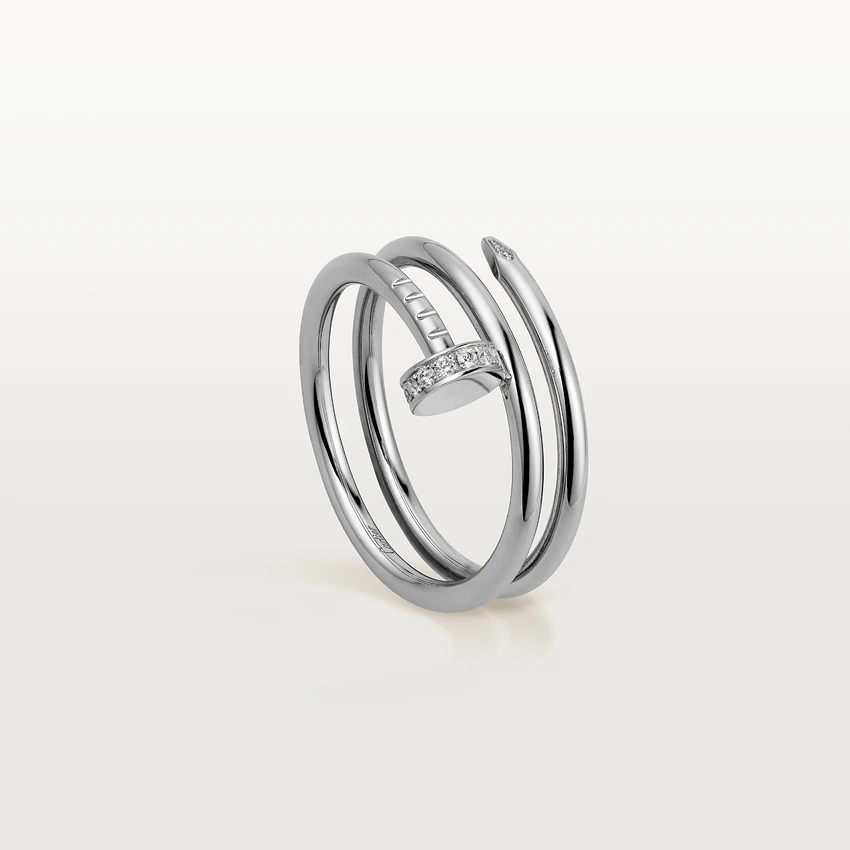 Cartier Juste un Clou Ring B4211000 White Gold Diamonds 1
