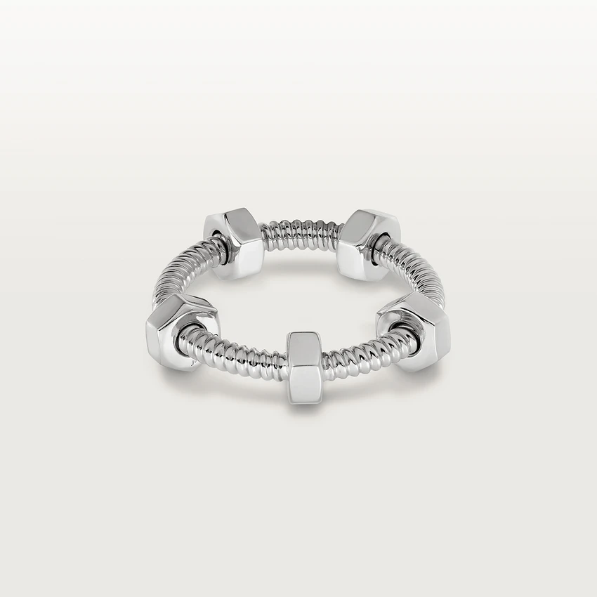Cartier Ecrou De Cartier Ring B4227400 White Gold 1
