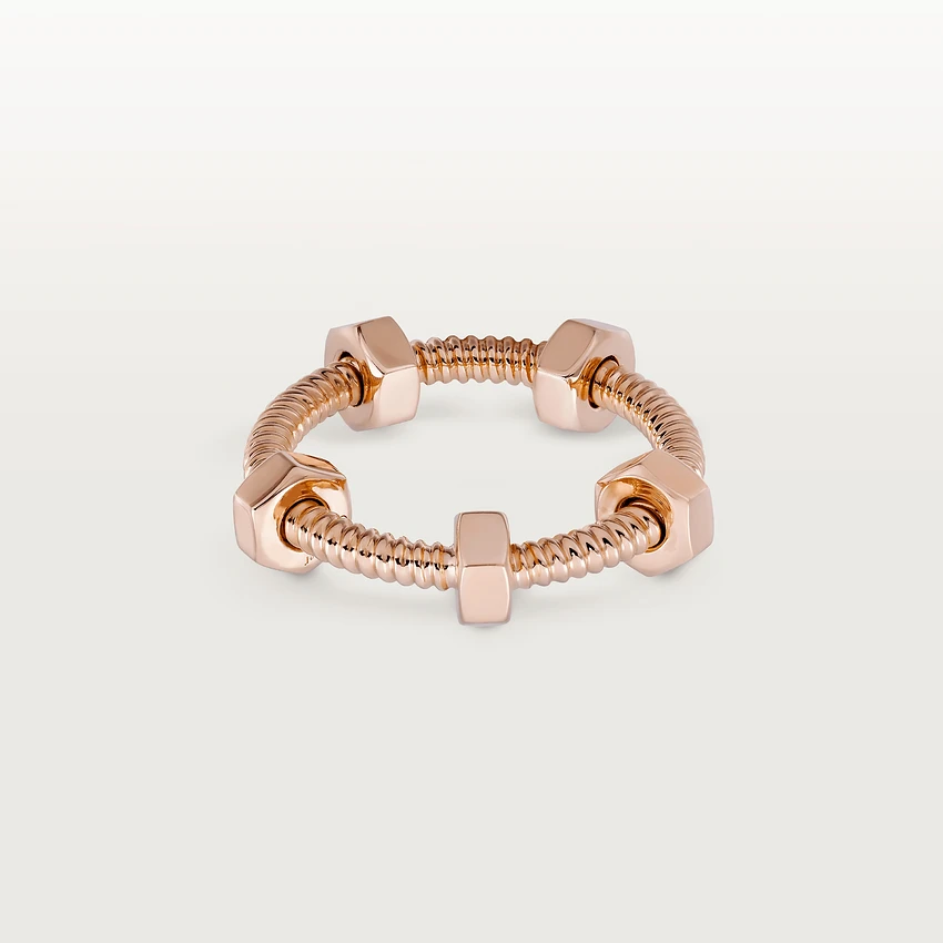 Cartier Ecrou De Cartier B4227300 Ring Rose Gold 2
