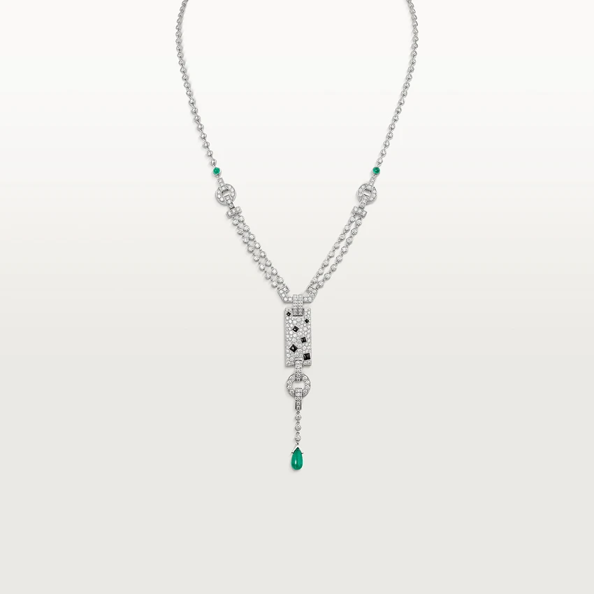 Cartier Panthère De Cartier H7000741 Necklace White Gold Diamonds High Jewelry Pendants 1