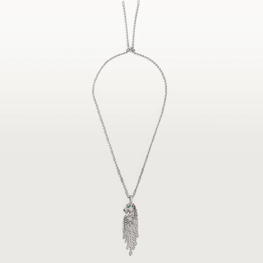 Cartier Panthère De Cartier Necklace H7000546 White Gold Diamonds High Jewelry 1