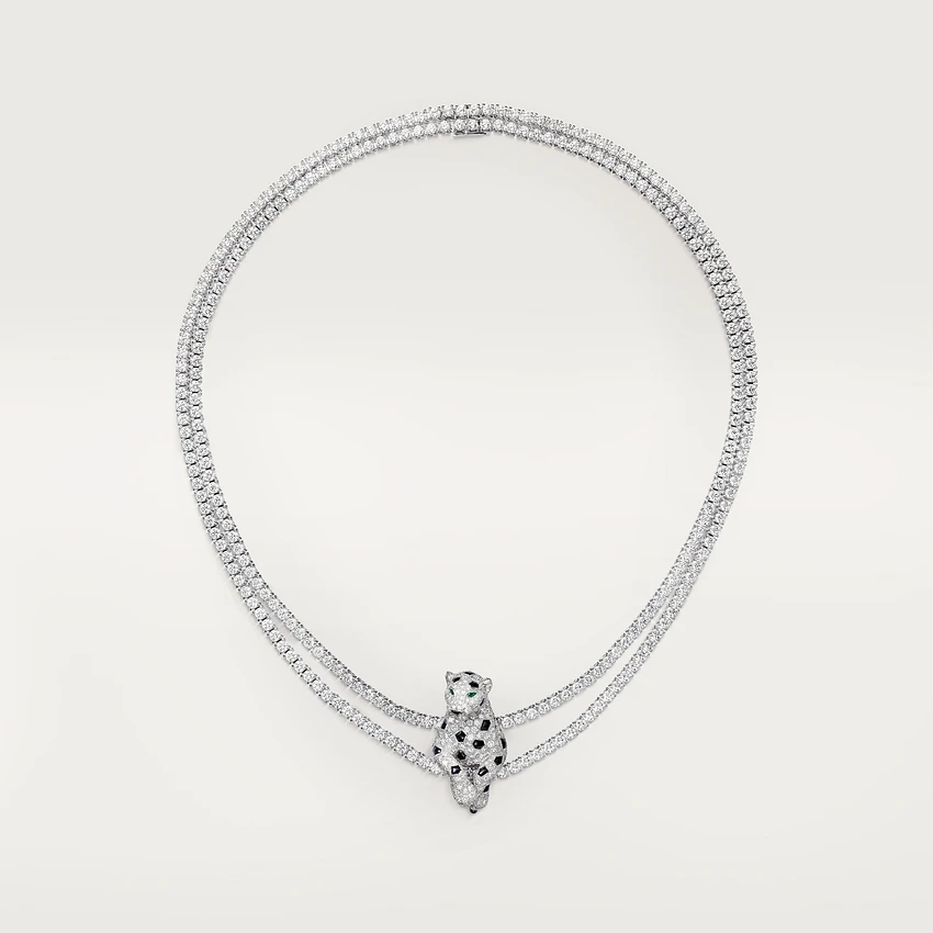 Cartier Panthère H7000539 De Cartier Necklace White Gold Diamonds High Jewelry 2
