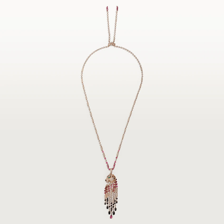 Cartier Panthère De Cartier Necklace H7000325 Rose Gold Diamonds High Jewelry 1