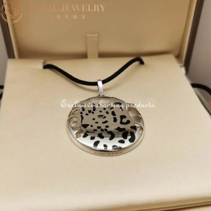 Cartier Panthère De Cartier Necklace White Gold Medallion Necklace 8