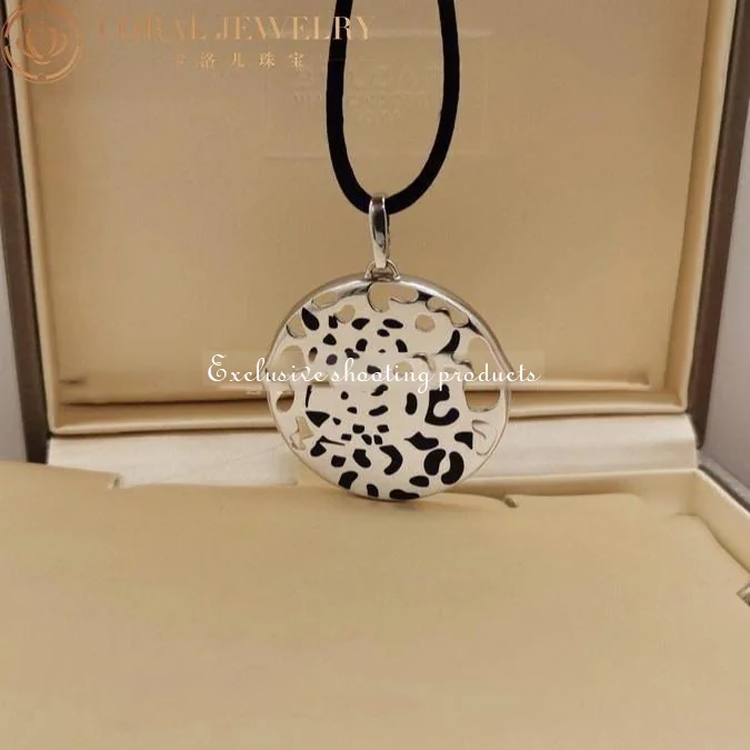 Cartier Panthère De Cartier Necklace White Gold Medallion Necklace 7