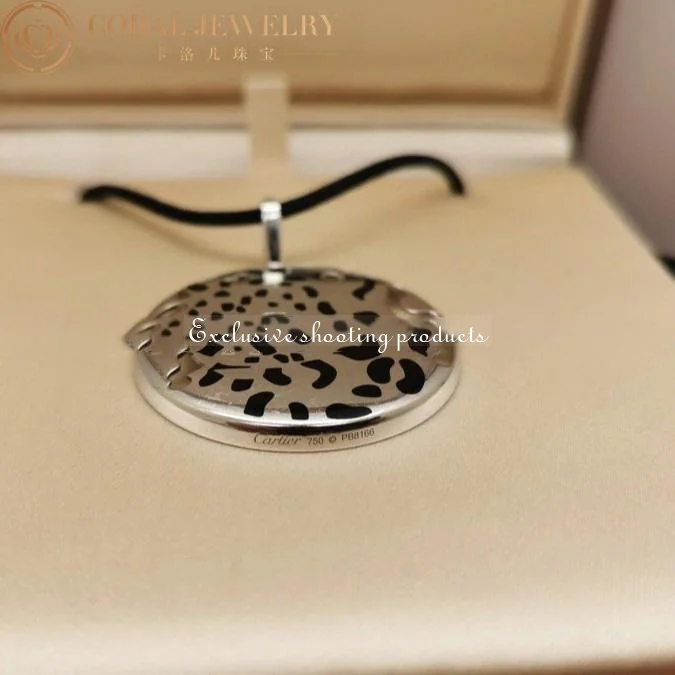 Cartier Panthère De Cartier Necklace White Gold Medallion Necklace 6