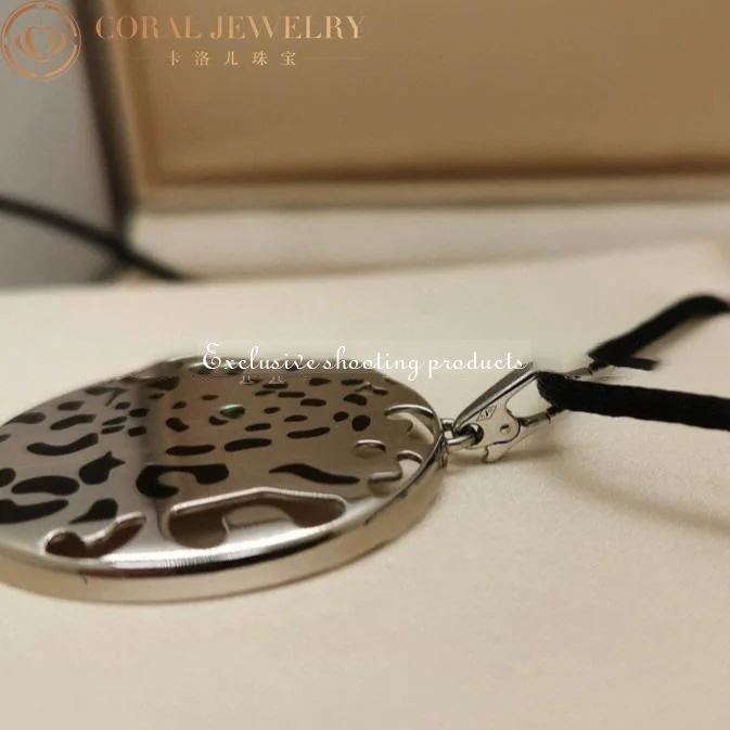 Cartier Panthère De Cartier Necklace White Gold Medallion Necklace 5