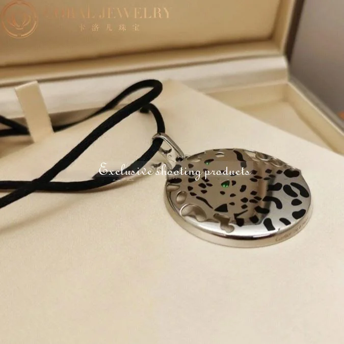 Cartier Panthère De Cartier Necklace White Gold Medallion Necklace 4