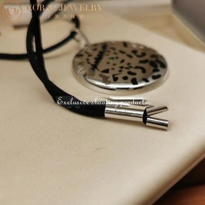 Cartier Panthère De Cartier Necklace White Gold Medallion Necklace 3
