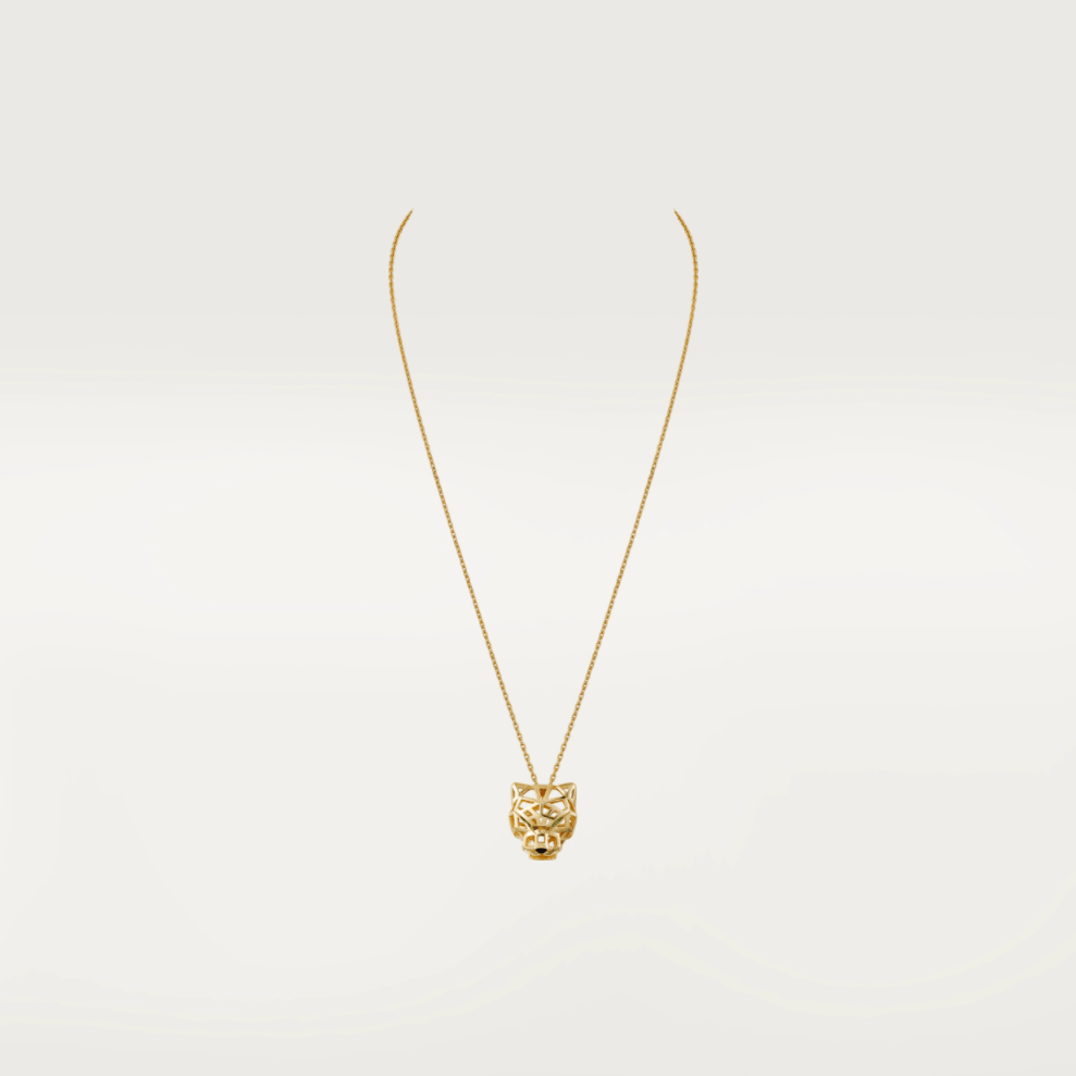 Cartier Panthère de Cartier N7424210 Necklace Yellow Gold Tsavorite Garnets Onyx 1