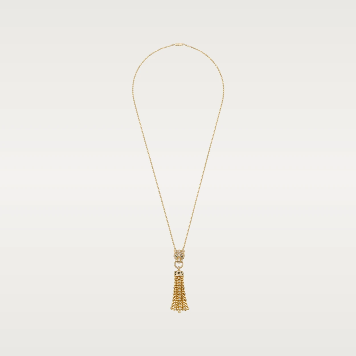 Cartier Panthère de N7424213 Cartier Necklace Yellow Gold Emeralds Onyx 1