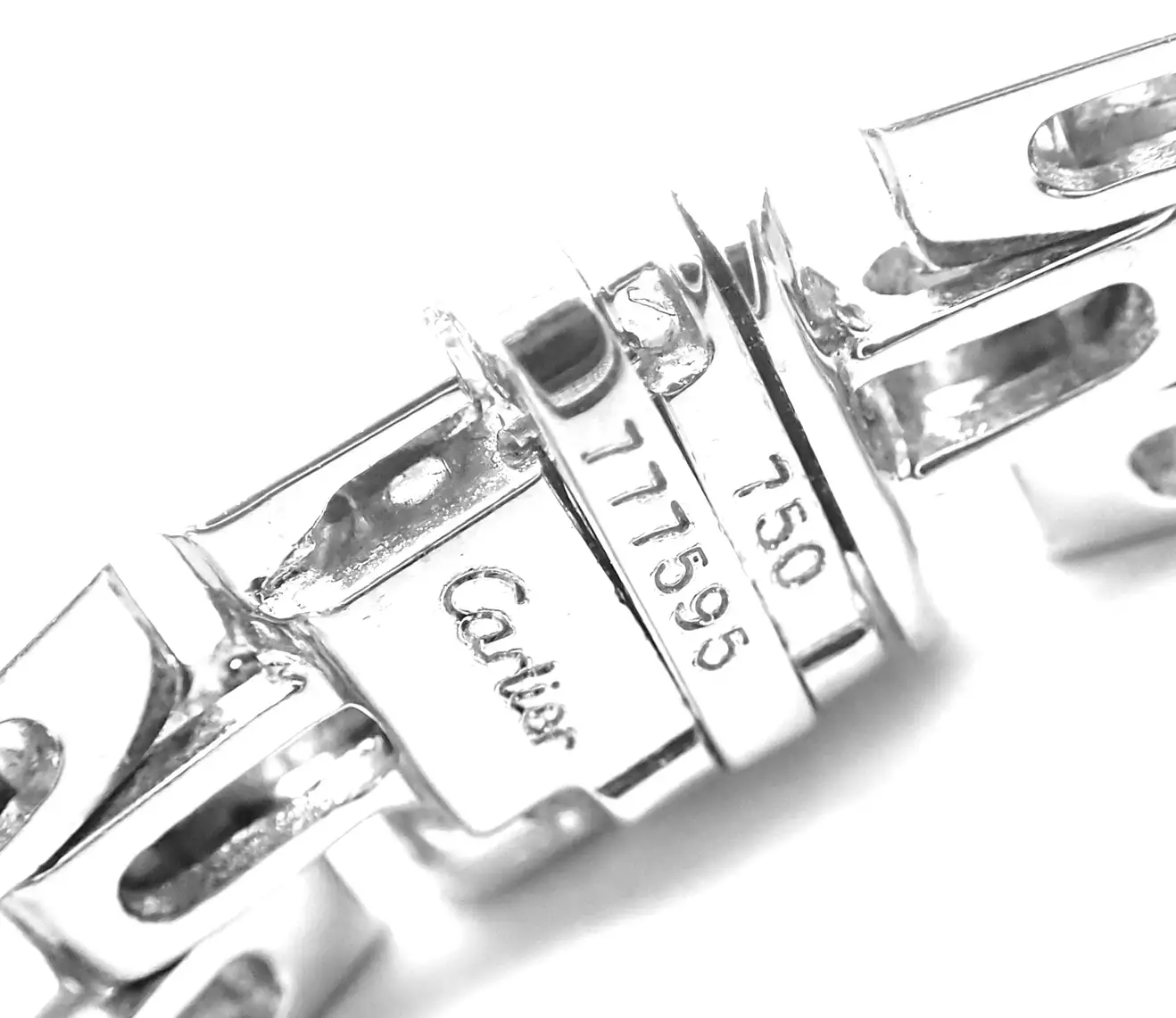 Cartier Maillon Panthère Fine N7408300 Necklace 3 Diamond-paved Rows 2