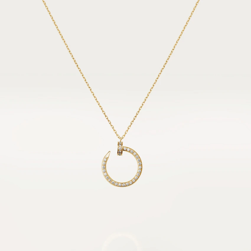 Cartier Juste un Clou Necklace B7224511 Yellow Gold Diamonds 1