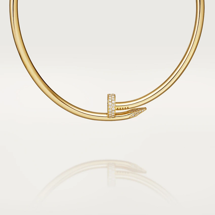 Cartier Juste un Clou Collar N7424270 Necklace Large Model Yellow Gold Diamonds 1