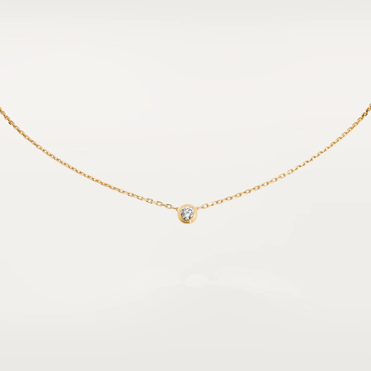 Cartier D?amour Necklace B7215500 Large Model Yellow Gold Diamond 1