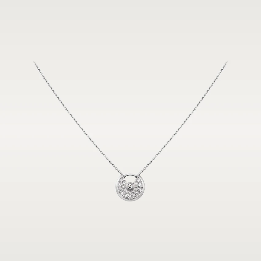 Cartier Amulette de Cartier B3047300 Diamond Whit Gold Necklace 1