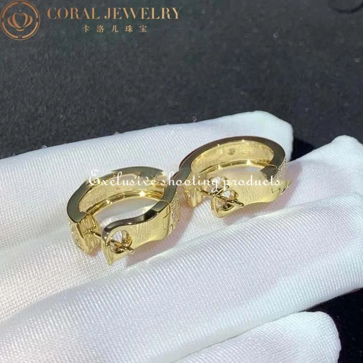 Cartier Love Earrings Diamonds-Paved Yellow Gold 3