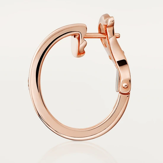 Cartier Love Earrings B8301218 2 Diamonds Rose Gold 7