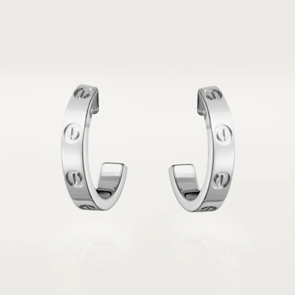 Cartier Love Earrings B8028900 White Gold 1