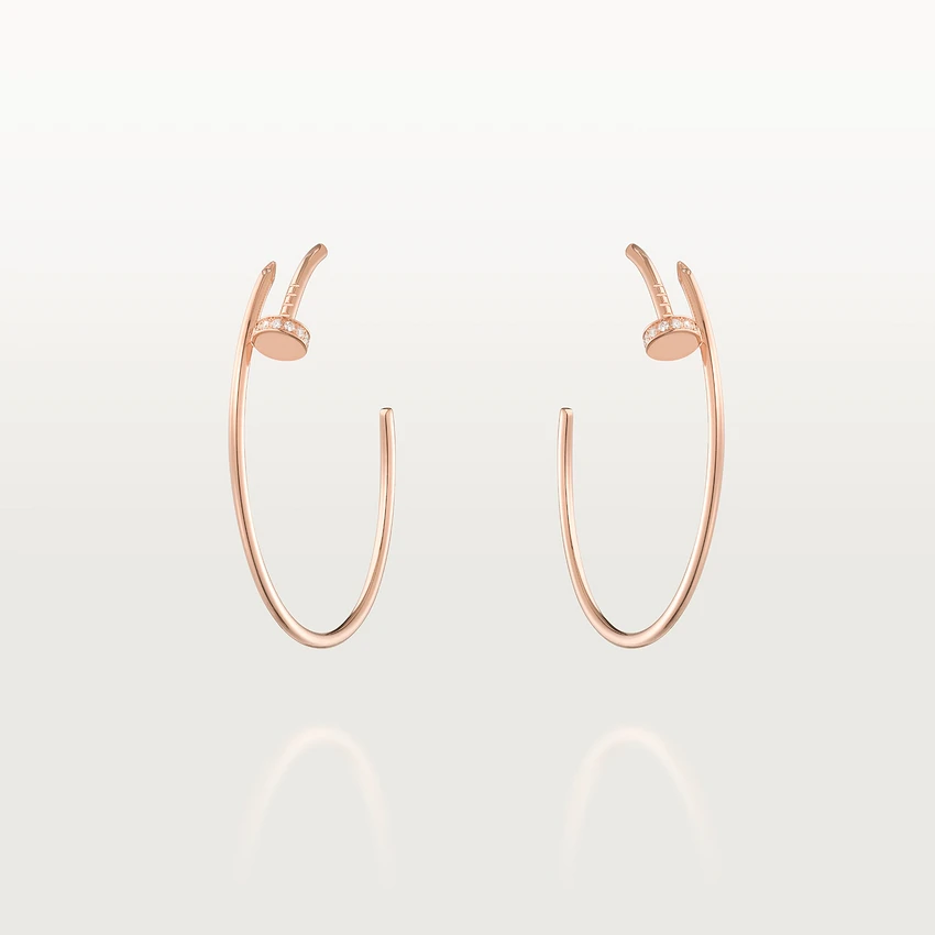 Cartier Juste un Clou Earrings B8301212 Rose Gold Diamonds 1